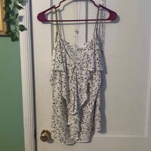 Floral Tank Top with Adjustable Straps